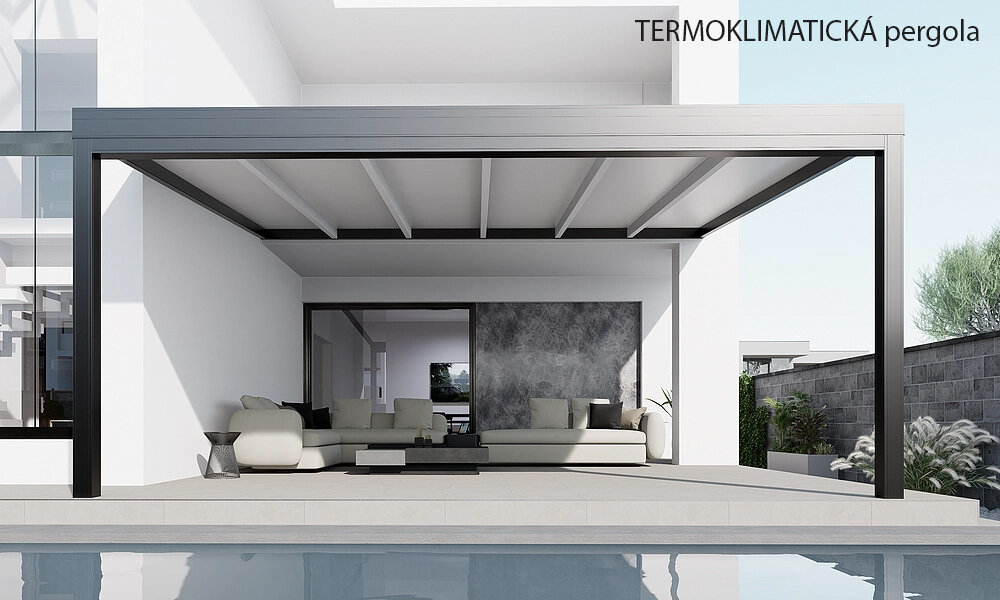 k popisu termoklimatická pergola